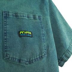 Rec Center Sport Denim Short Sleeve Shirt